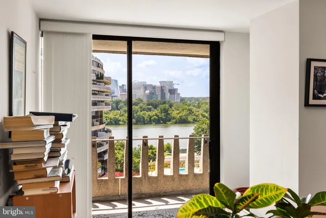 a view of a living room and a window