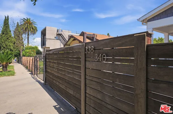 a view of a house with a door