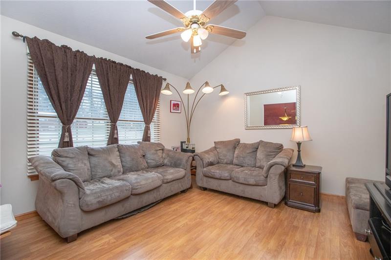 5550 Dutch Ridge Road Beaver, PA 15009 - Photo 4 of 15 Soaring cathedral ceilings give airy height & character to the main floor greatroom.