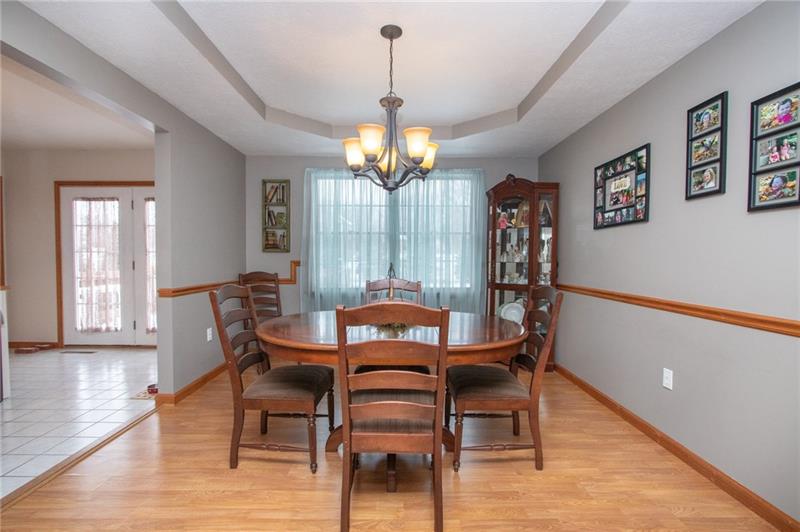 5550 Dutch Ridge Road Beaver, PA 15009 - Photo 7 of 15 Casual or formal meals are effortlessly enjoyed in a diningroom featuring trey ceilings & room for oversized furniture!