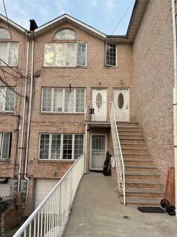 a front view of a house with a porch