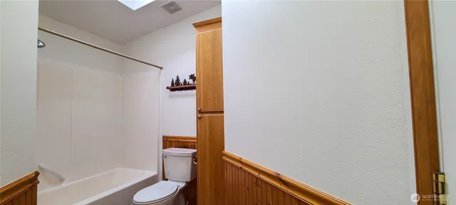 a view of backyard with green space