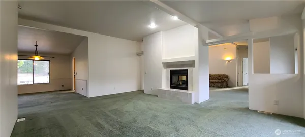 a view of a living room