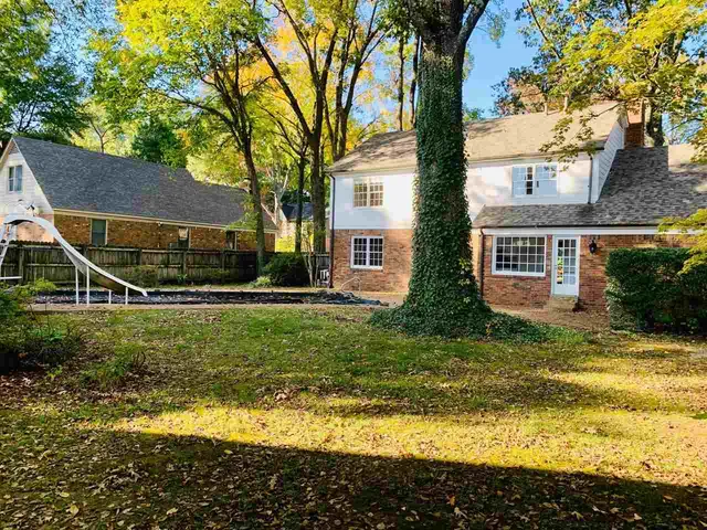 a view of house with a swimming pool