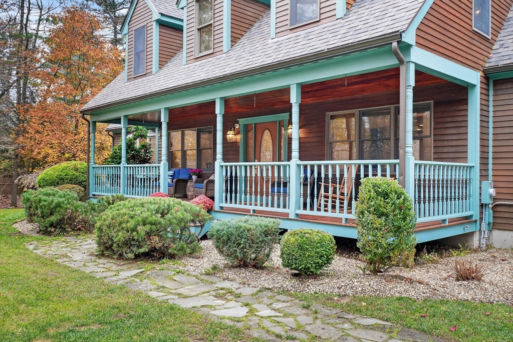 55 Sheffield Road Boxford, MA 01921 - Photo 2 of 42 a front view of a house with garden