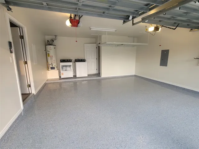 a view of a refrigerator in a kitchen