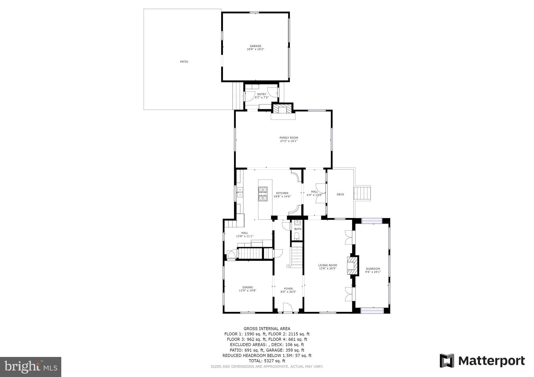 712 West Braddock Road Alexandria, VA 22302 - Photo 65 of 68 Floor Plan Main Level
