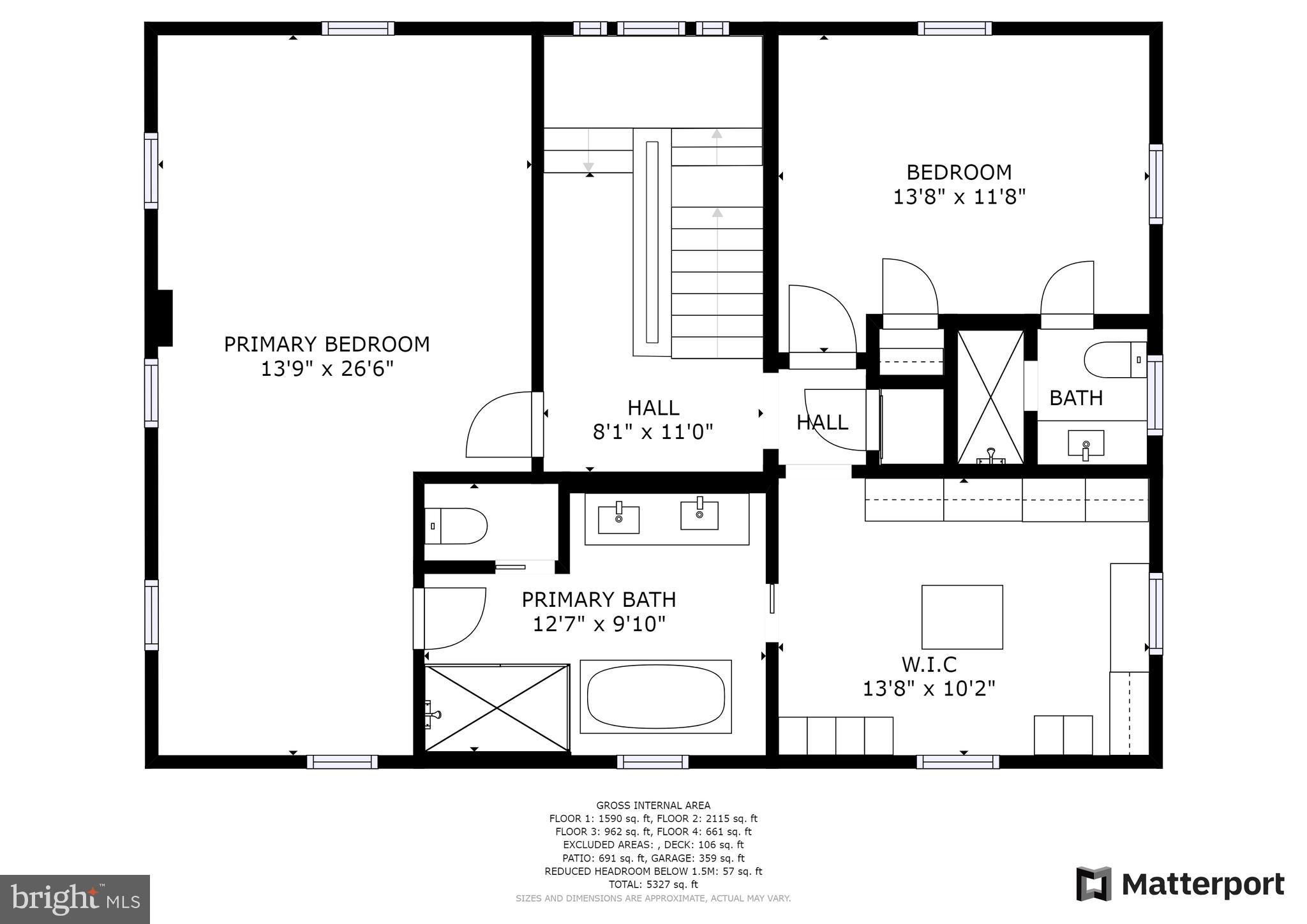 712 West Braddock Road Alexandria, VA 22302 - Photo 67 of 68 Floor Plan Upper Level 1