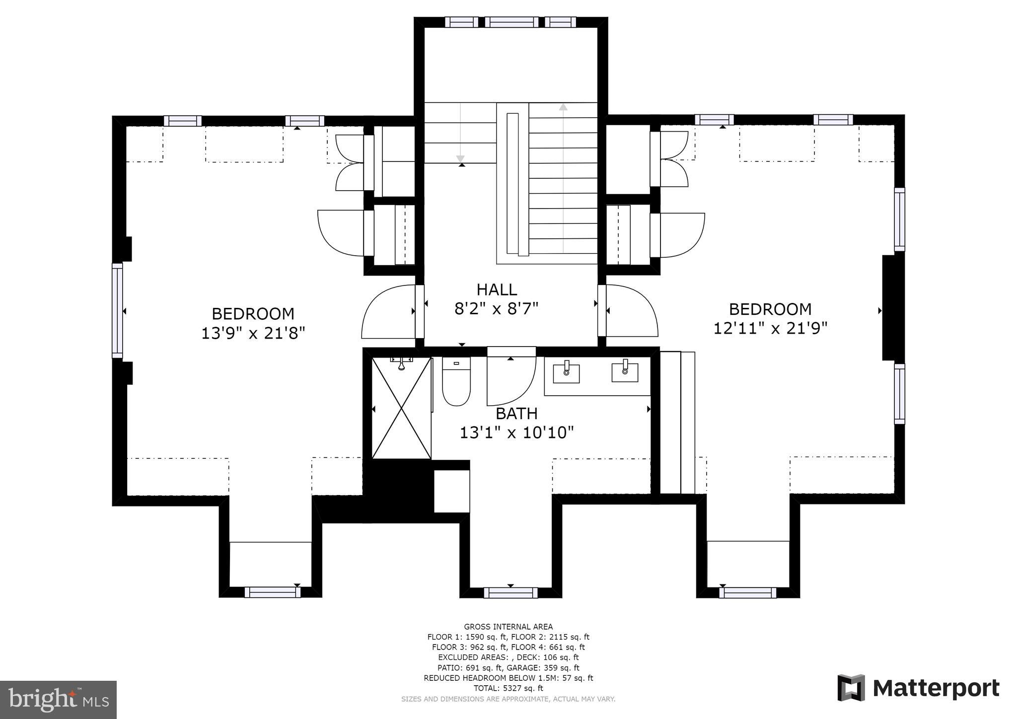 712 West Braddock Road Alexandria, VA 22302 - Photo 68 of 68 Floor Plan Upper Level 2
