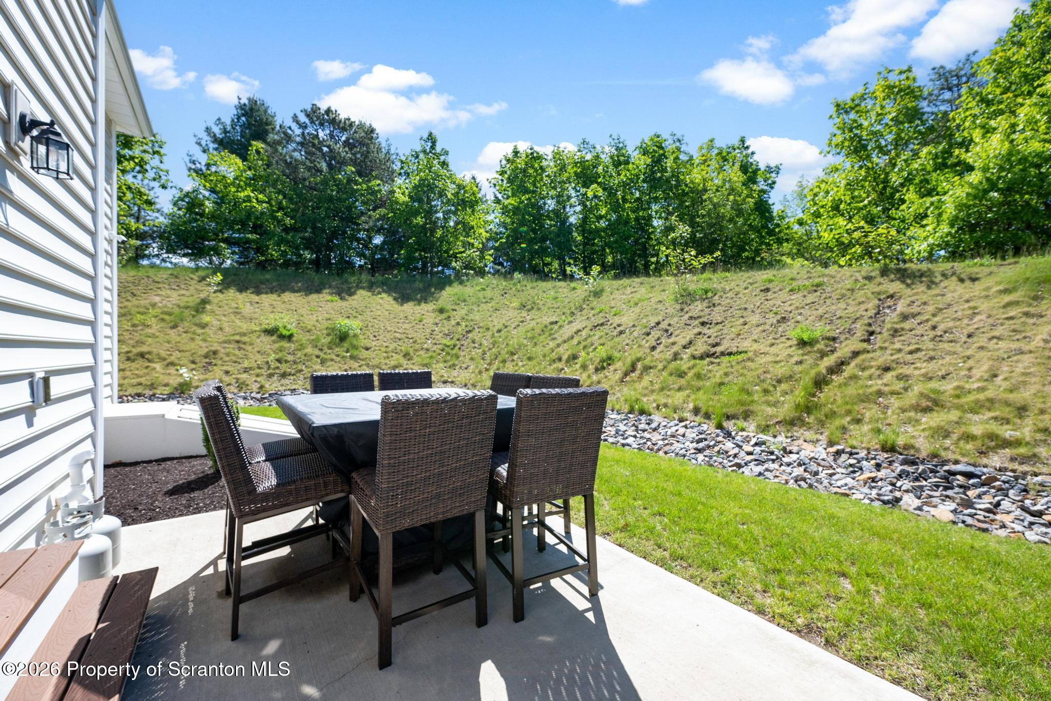 3701 Sinclair Cl, Unit 37A Moosic, PA 18507 - Photo 33 of 36 Patio with a view