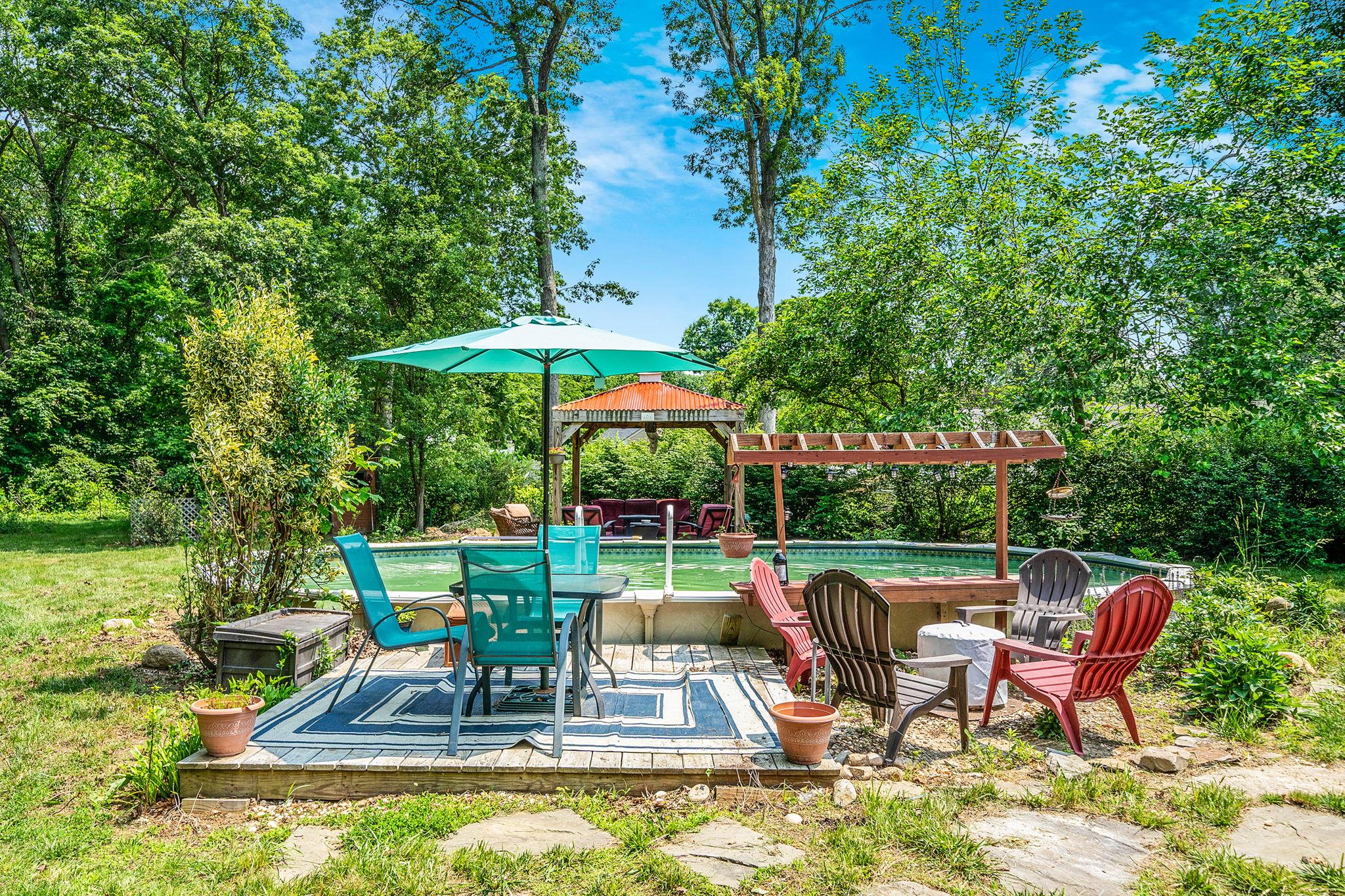 4 Ariel Court Rocky Point, NY 11778 - Photo 36 of 45 a view of a swimming pool with a patio