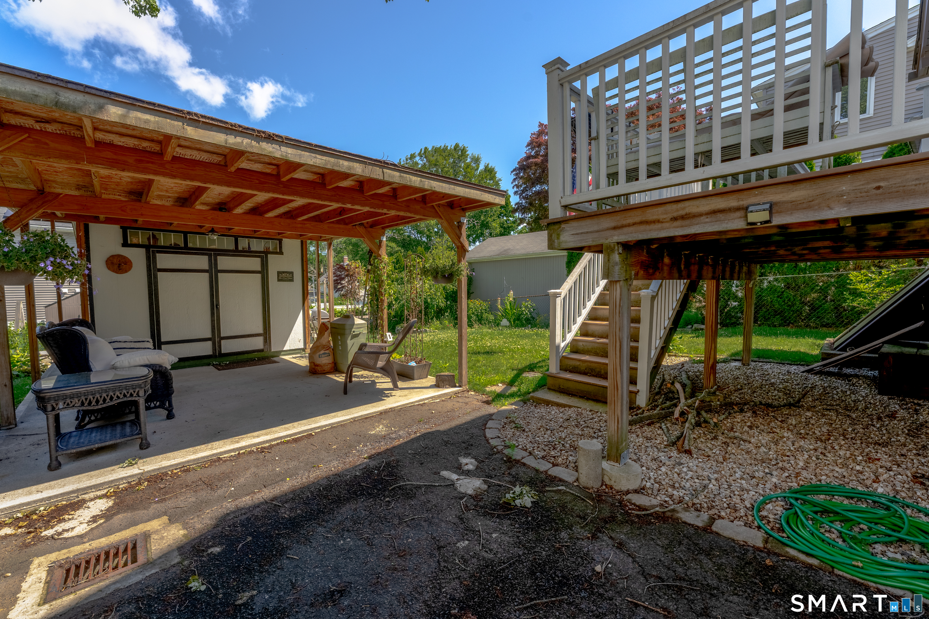 175 Augur Street Hamden, CT 06517 - Photo 34 of 38 View of deck shed and carport
