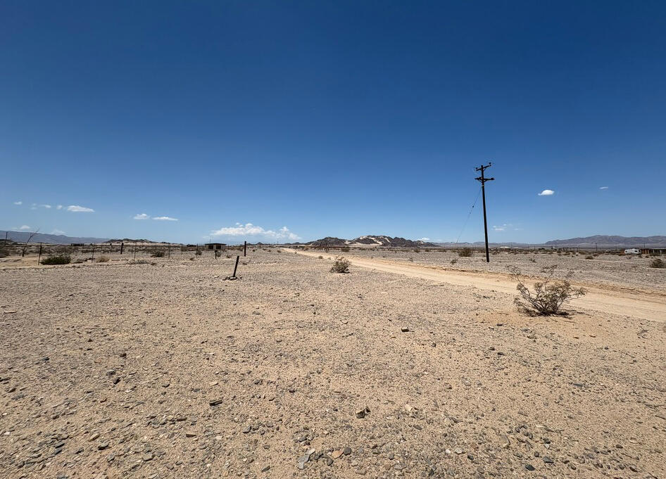 0 Brown Road Twentynine Palms, CA 92277 - Photo 13 of 21 a view of a dry yard and mountain view