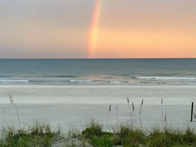 a view of ocean from a balcony