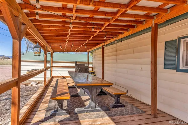 a patio view with patio