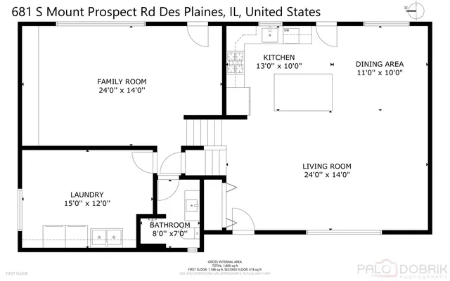 $445,000 | 681 South Mt Prospect Road, Des Plaines, IL 60016
