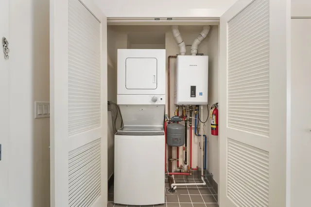 a view of storage and utility room