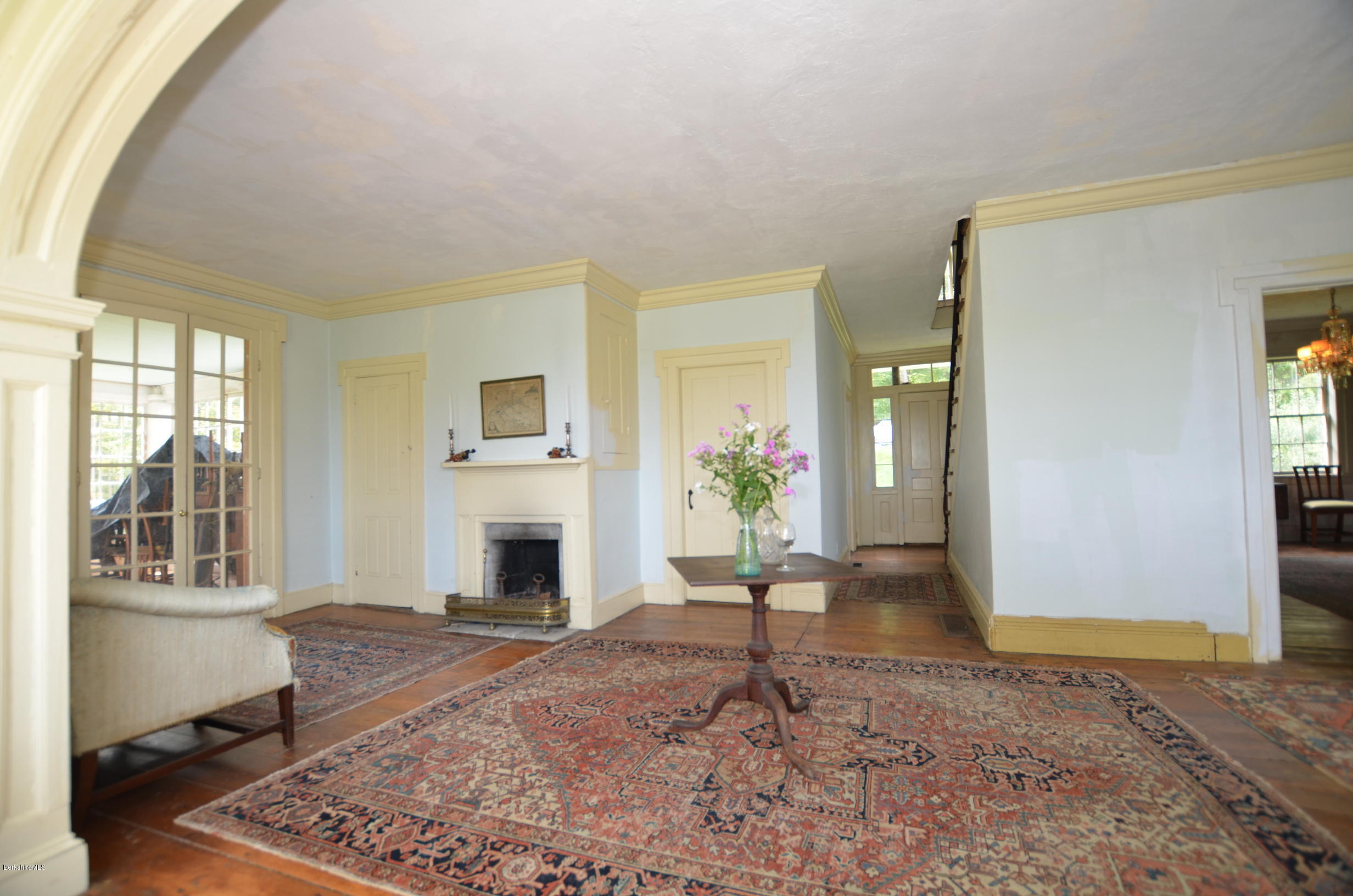 128 Chipman Road Middlefield, MA 01011 - Photo 33 of 61 a living room with fireplace furniture and a window