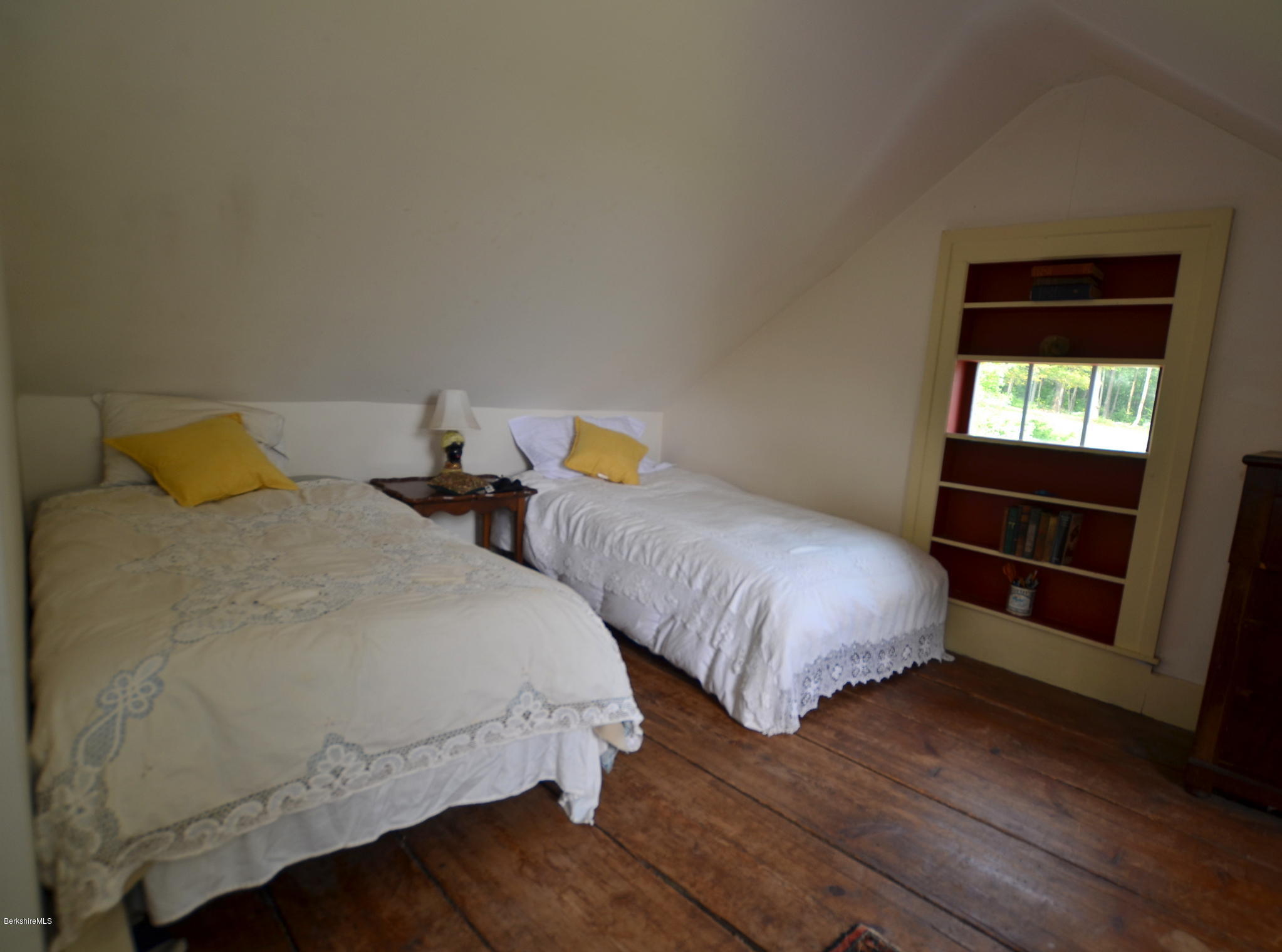 128 Chipman Road Middlefield, MA 01011 - Photo 41 of 61 a bedroom with two beds and wooden floor