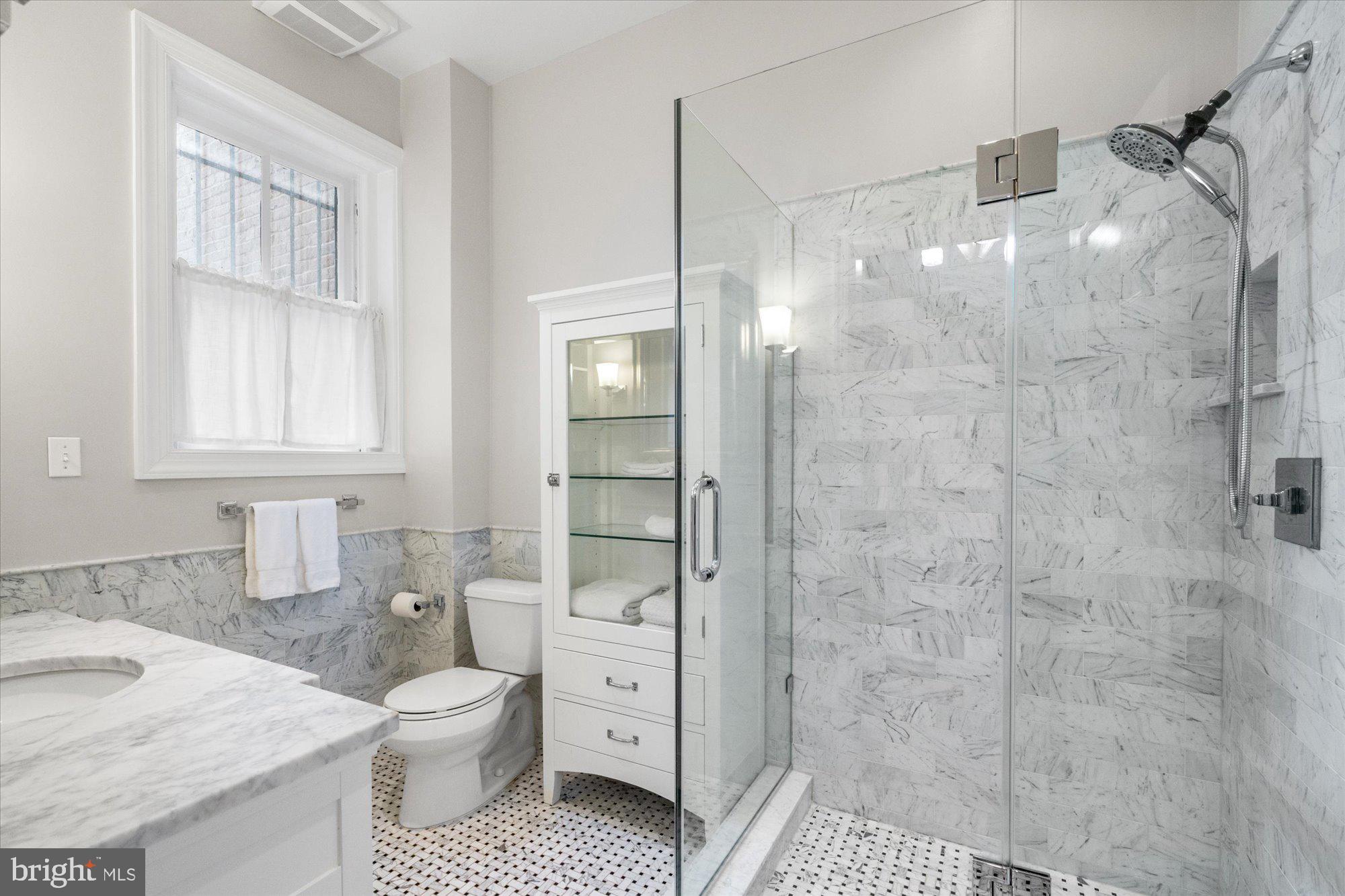 2021 Q Street Northwest Washington, DC 20009 - Photo 28 of 57 Second level hall bathroom