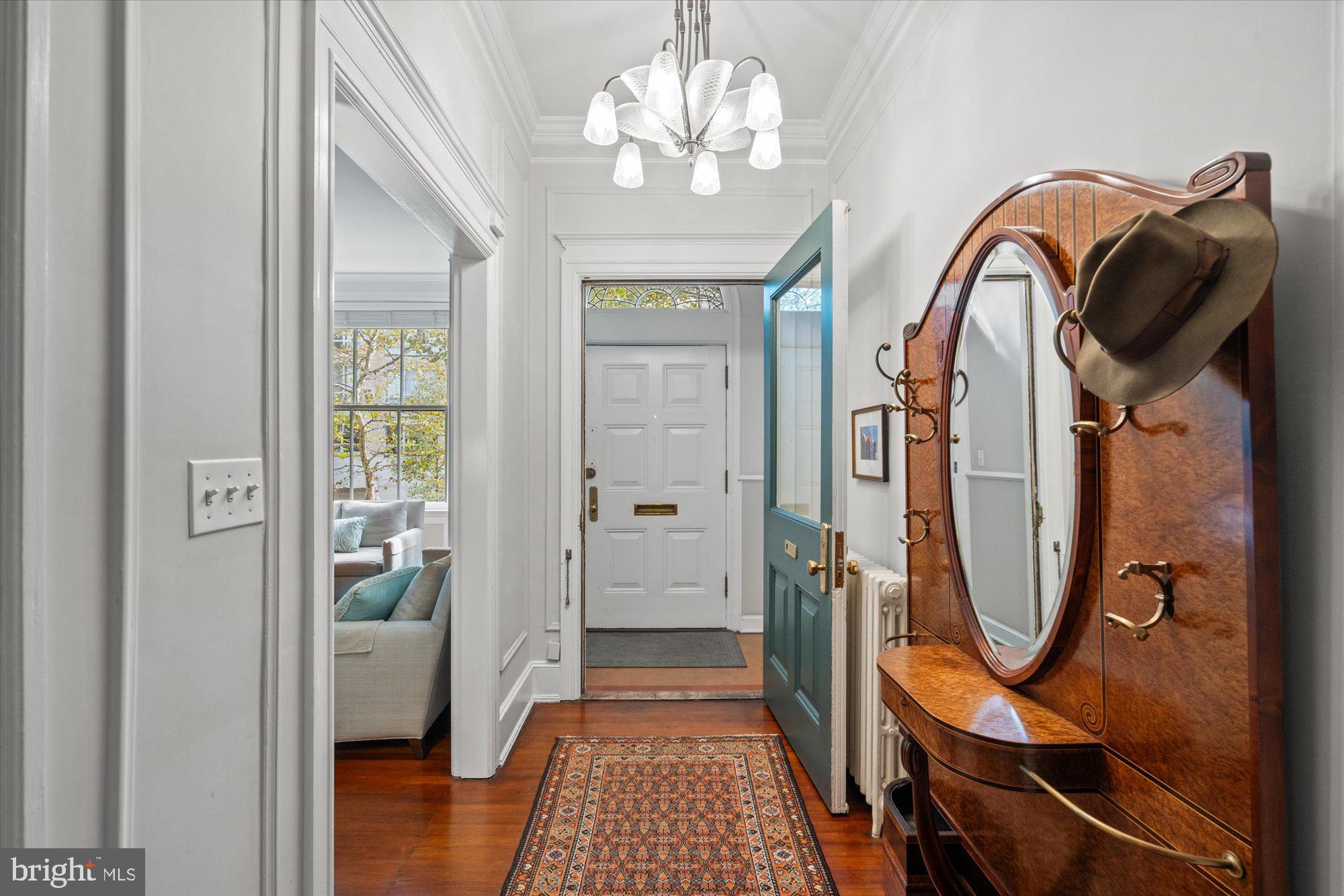 2021 Q Street Northwest Washington, DC 20009 - Photo 4 of 57 Period lighting greets you