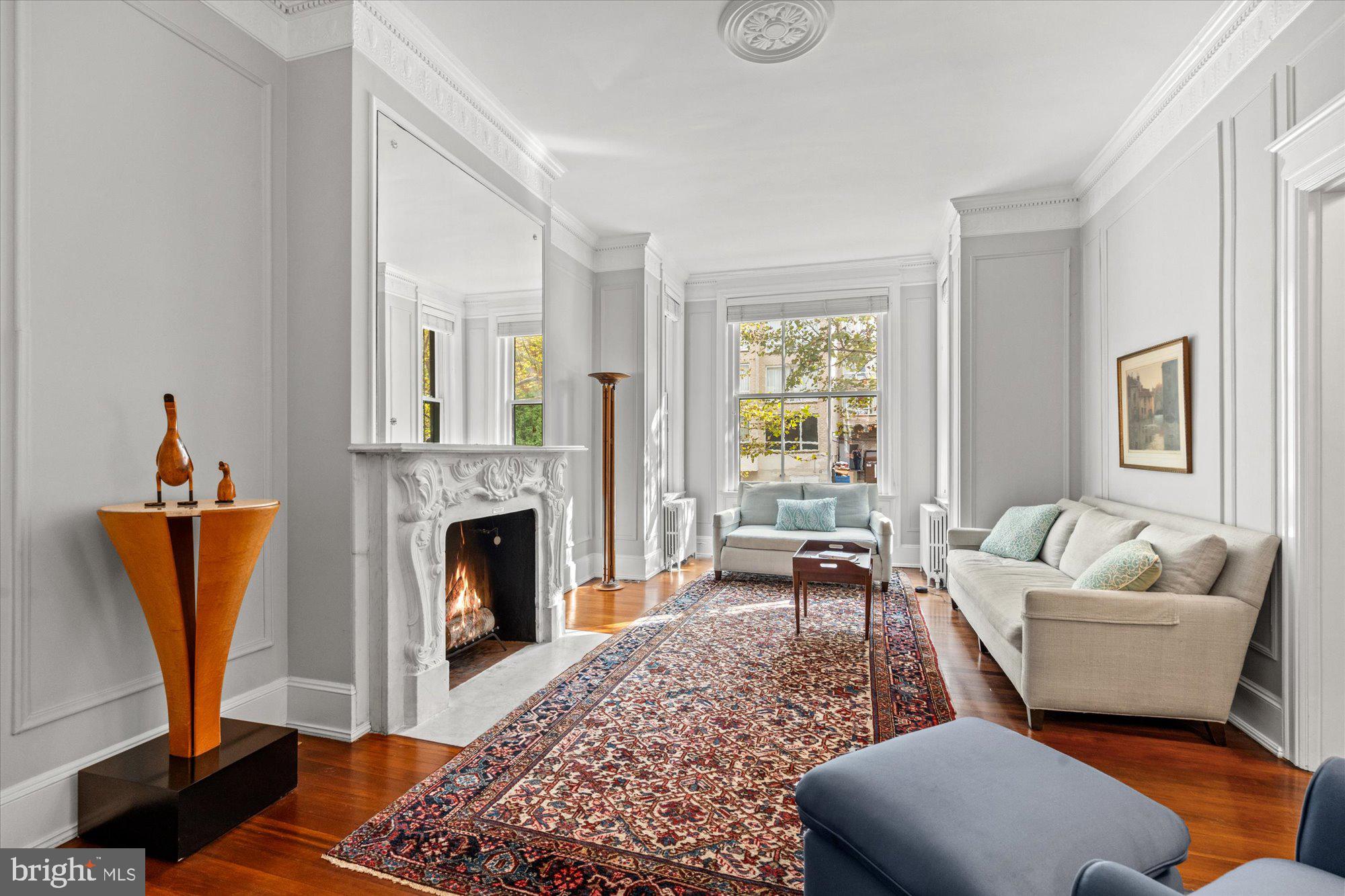 2021 Q Street Northwest Washington, DC 20009 - Photo 7 of 57 Stunning main level living room