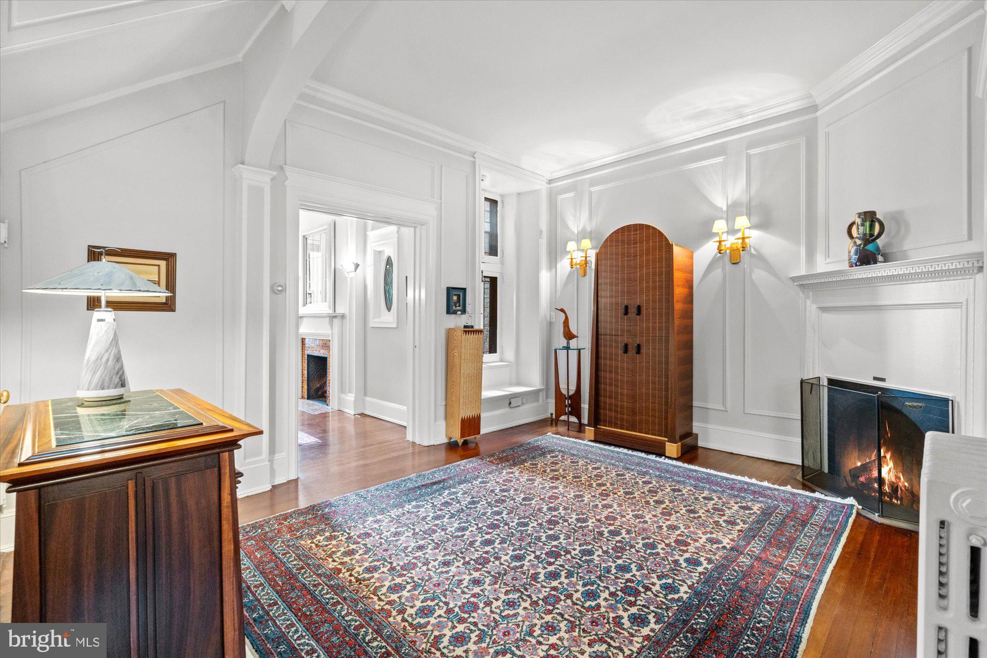 2021 Q Street Northwest Washington, DC 20009 - Photo 10 of 57 Reception room looking towards dining room