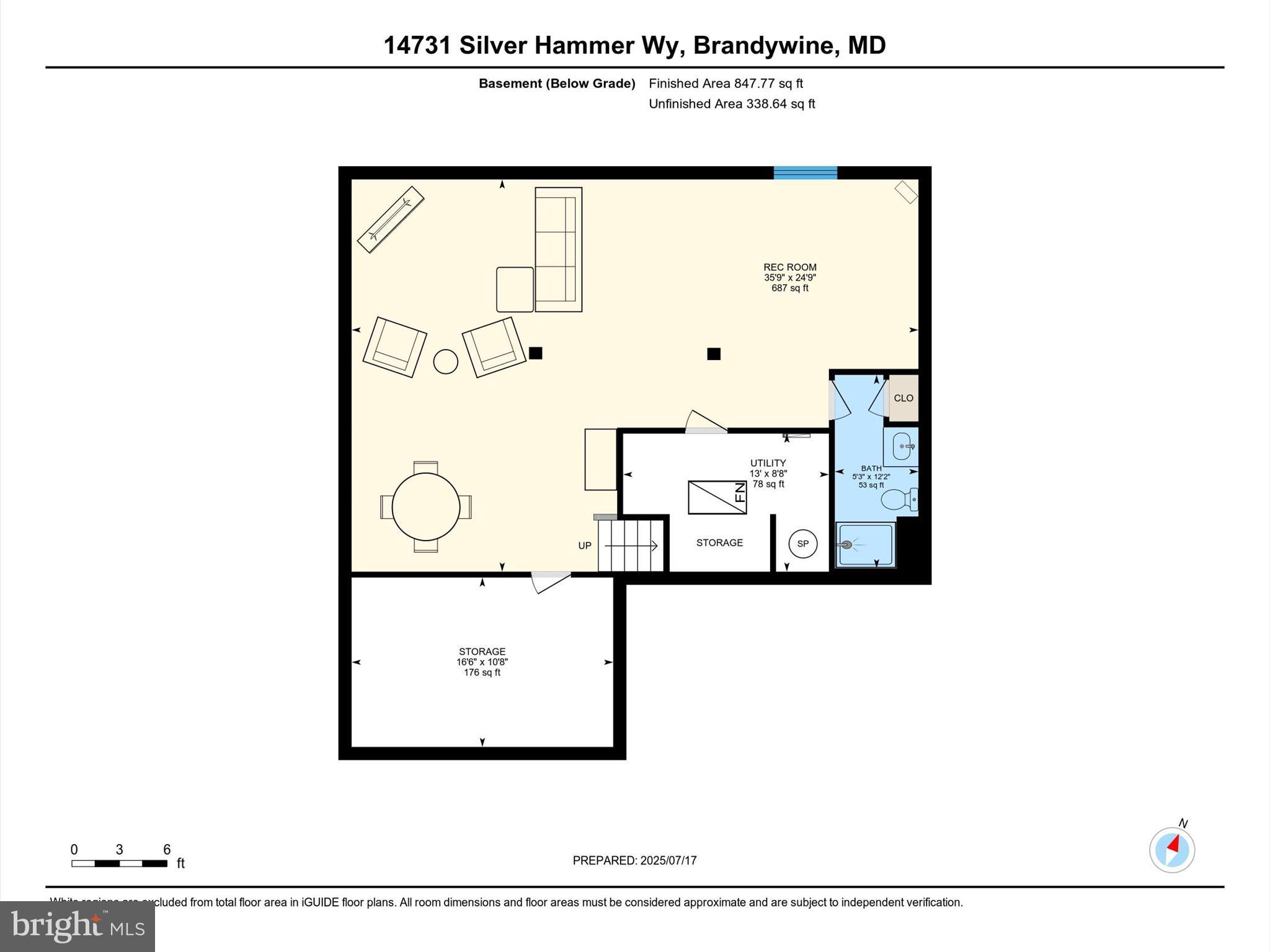 14731 Silver Hammer Way Brandywine, MD 20613 - Photo 49 of 58 Lower level