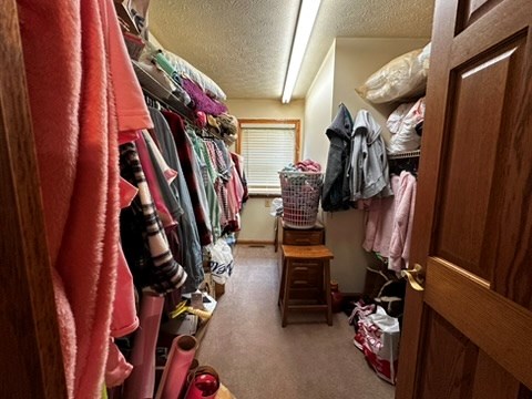 10716 County Line Road Greenville, PA 16125 - Photo 24 of 43 a view of walk in closet with clothes and shoes