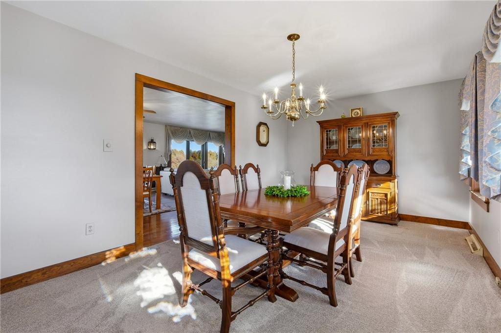 127 East Buffalo Church Road Washington, PA 15301 - Photo 11 of 33 a dining room with furniture and chandelier