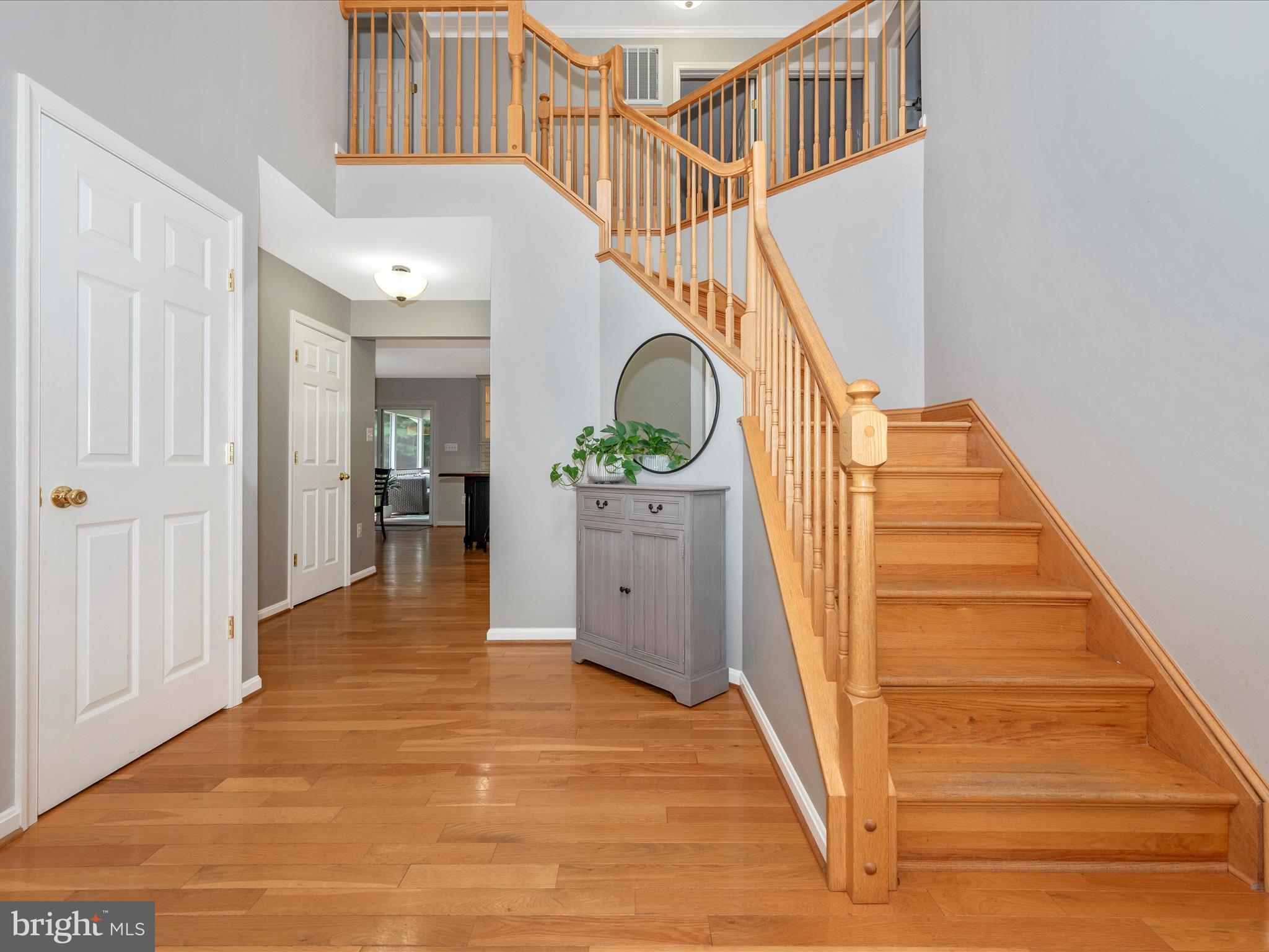8930 Indian Springs Road Frederick, MD 21702 - Photo 6 of 69 a view of entryway and hall with wooden floor