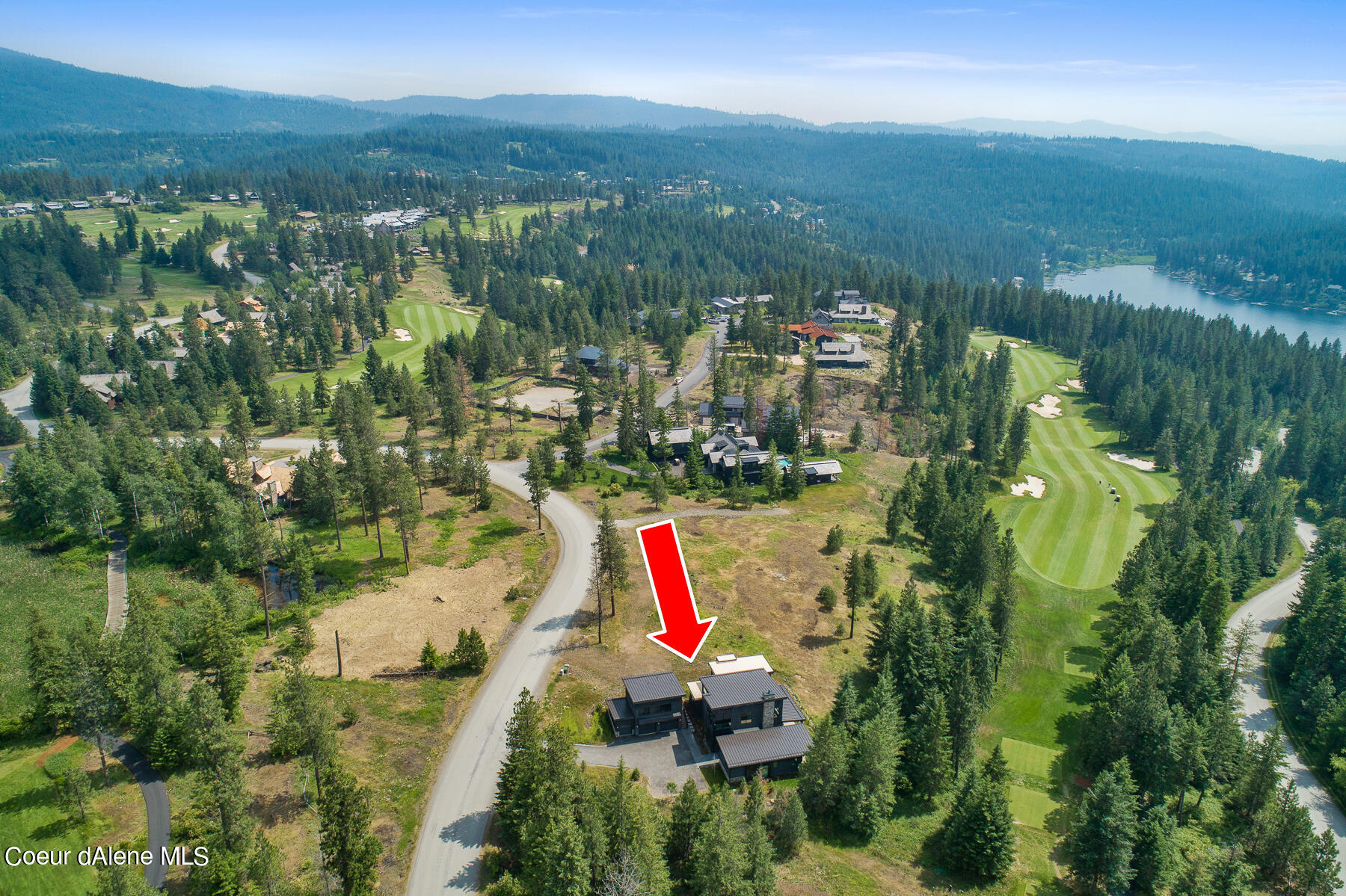 5941 South Gozzer Road Harrison, ID 83833 - Photo 33 of 34 Aerial_5941SGozzerRd-4_Arrow