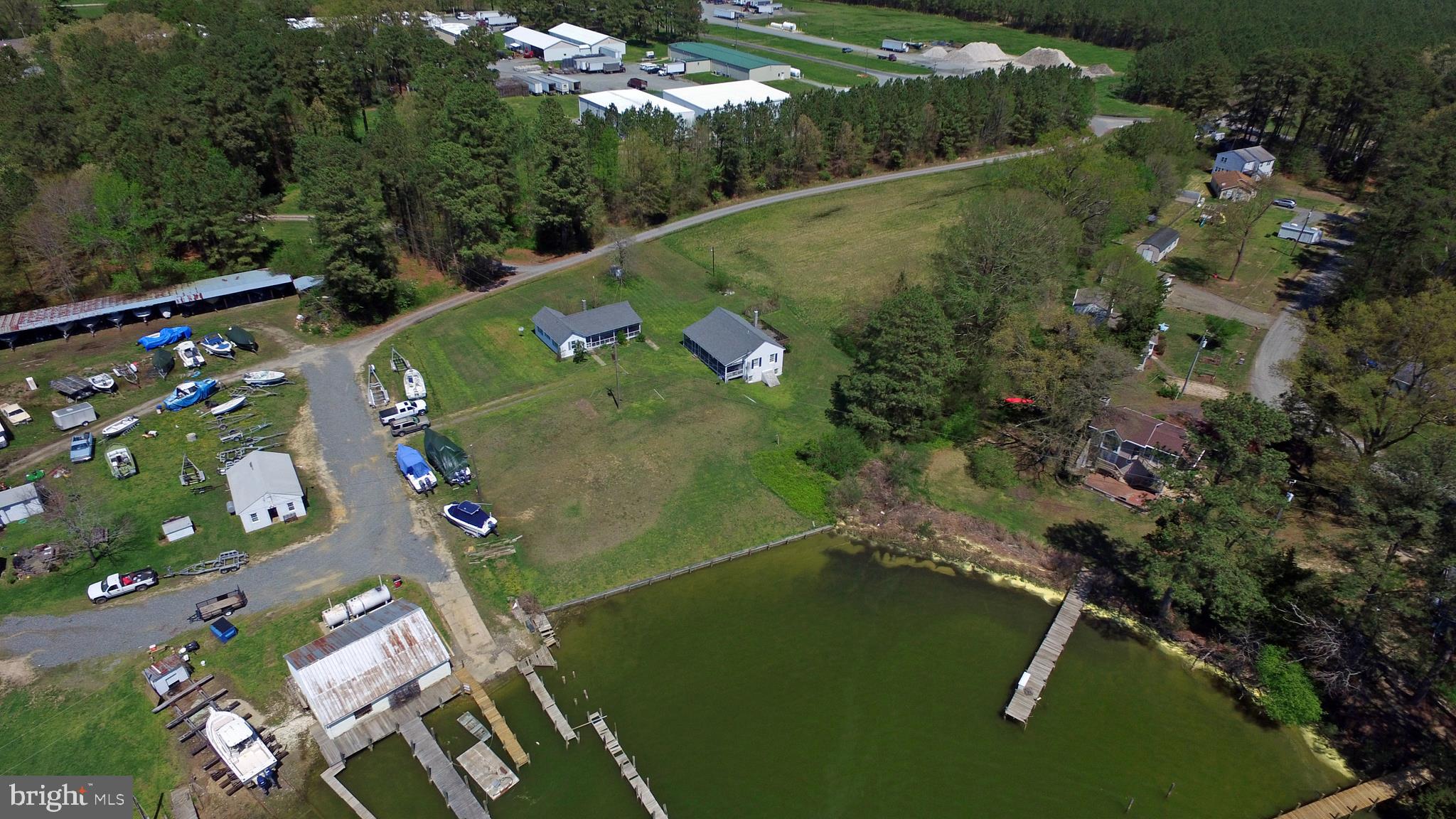 1280 Skipjack Road Kinsale, VA 22488 - Photo 2 of 22 Aerial view of Cottages, waterfront & property