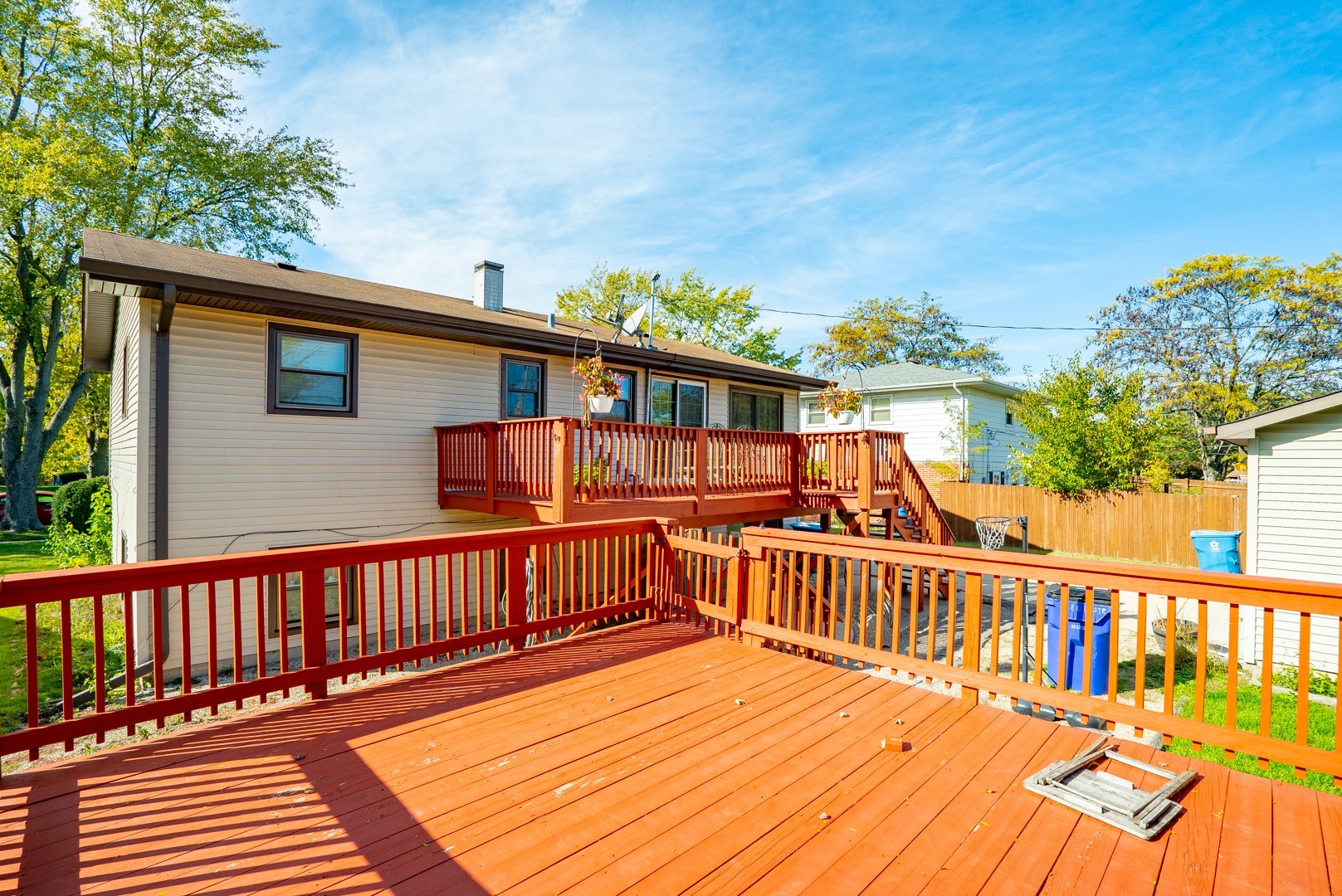 1425 Douglas Lane Crete, IL 60417 - Photo 19 of 19 a view of a house with wooden deck