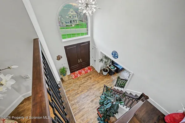 a view of entryway with a front door