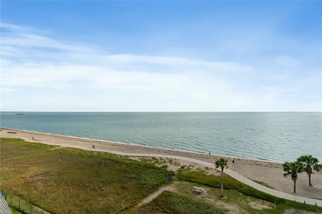 a view of an ocean and beach