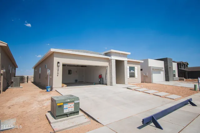 a view of a house with a patio