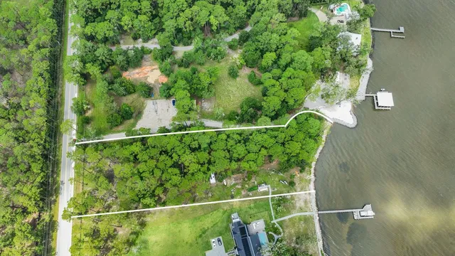 a view of an ocean and beach
