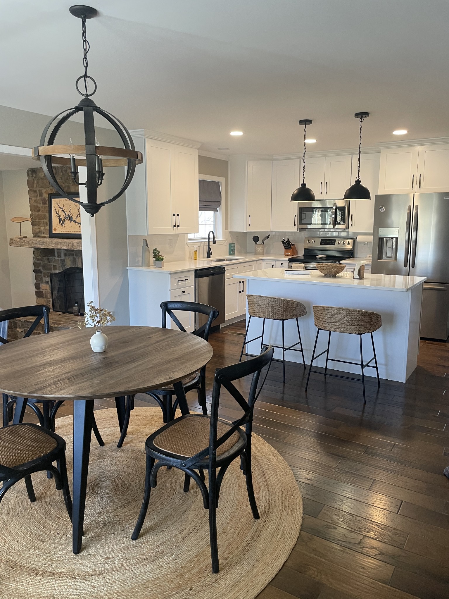 310 Shasteen Ridge Road Lynchburg, TN 37352 - Photo 3 of 36 a view of kitchen with dining table and chairs