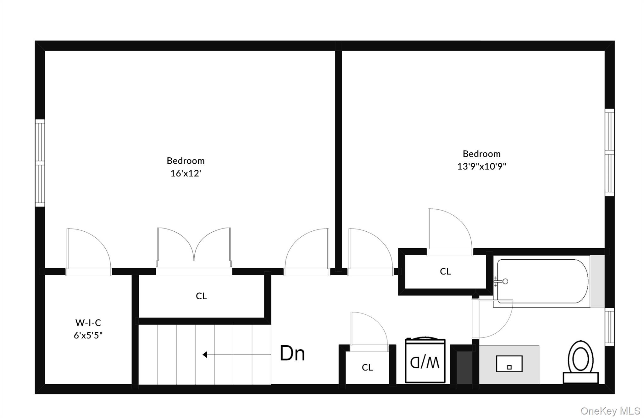 1245 California Road, Unit B23 Eastchester, NY 10709 - Photo 21 of 21 a black and white photo of a floor plan