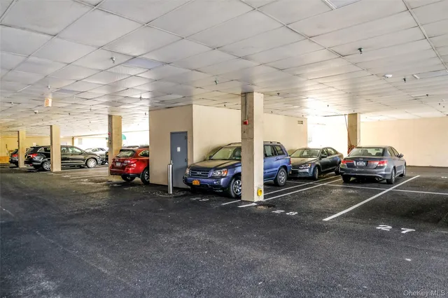 a view of cars parked in a parking