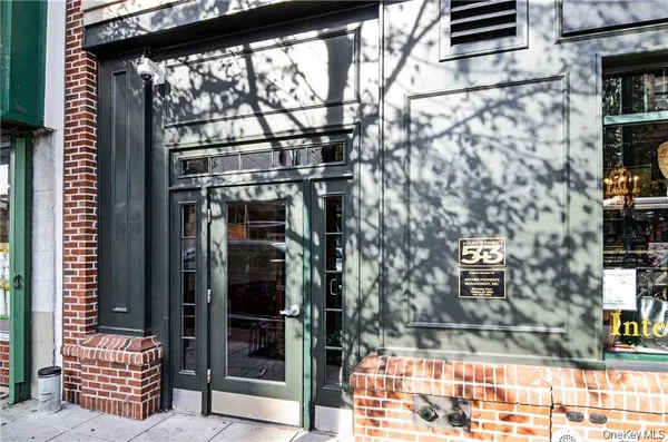 a glass door with outdoor space