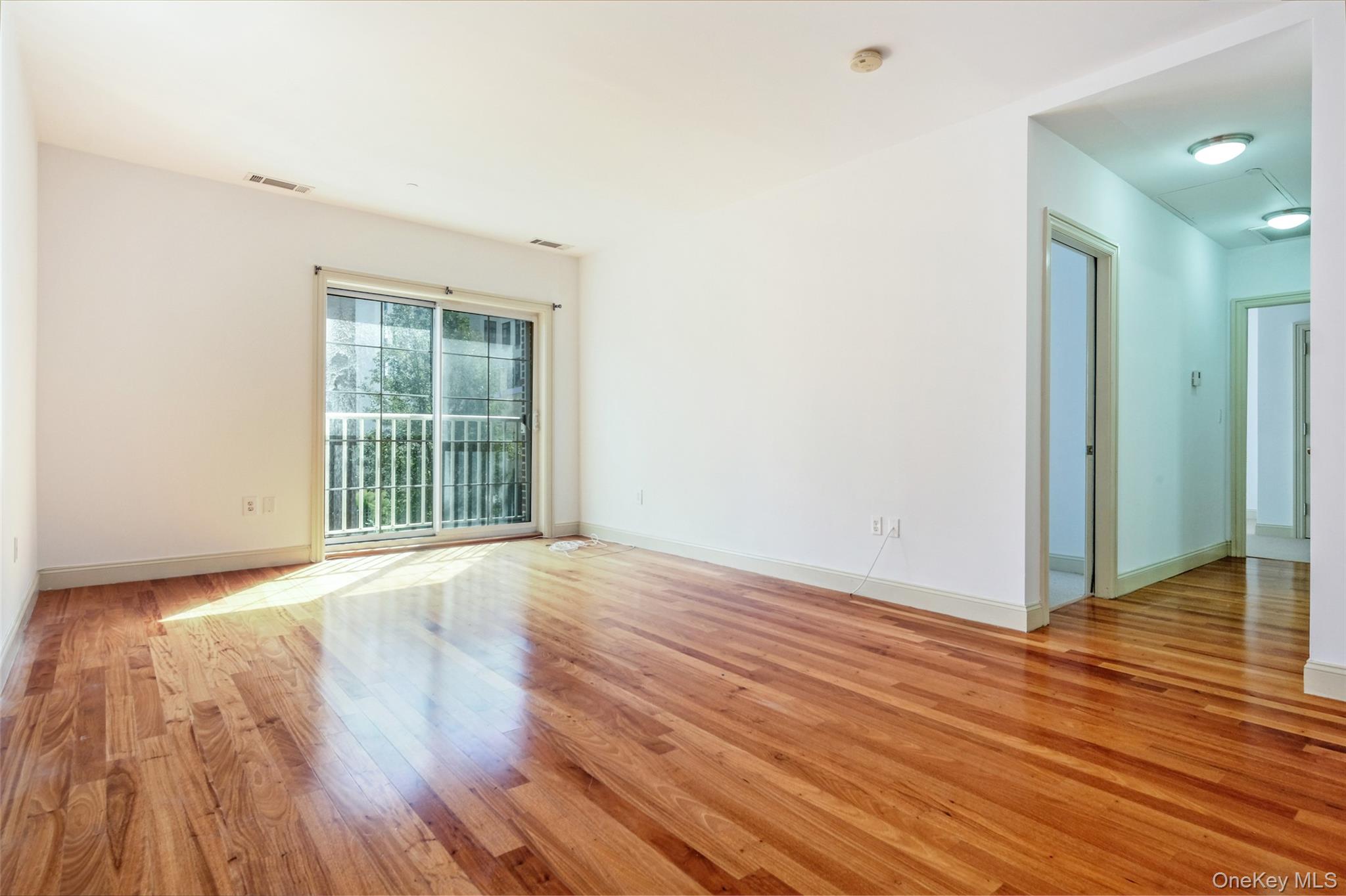 543 Main Street, Unit 402 New Rochelle, NY 10801 - Photo 5 of 21 Unfurnished room with light wood finished floors and baseboards