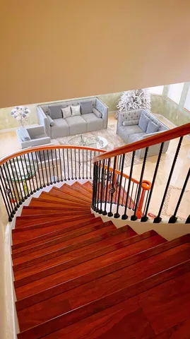 a view of a living room with a bathroom