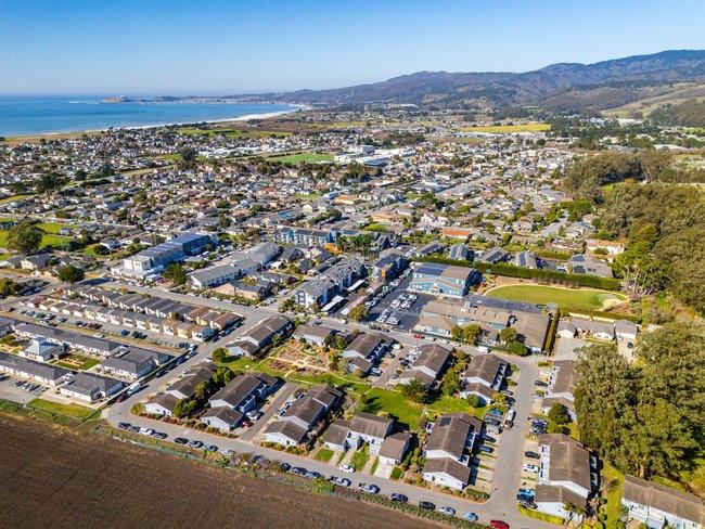 1031 Colonel Way Half Moon Bay, CA 94019 - Photo 48 of 52 an aerial view of residential building with parking space