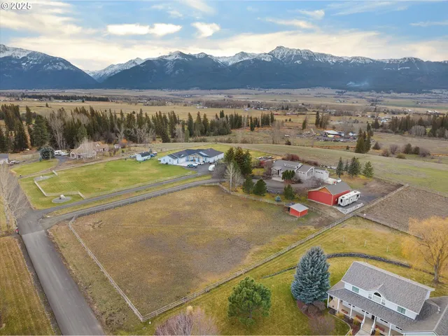 a view of a swimming pool and a mountain view