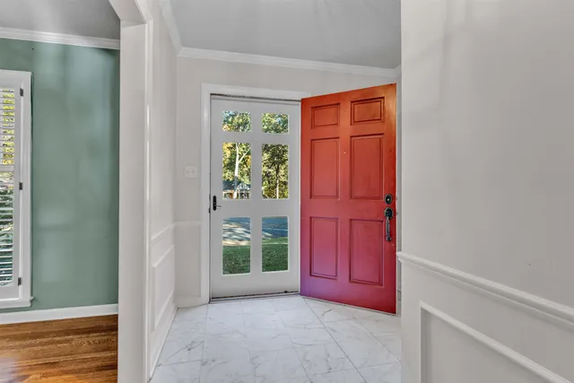 wooden floor in an empty room