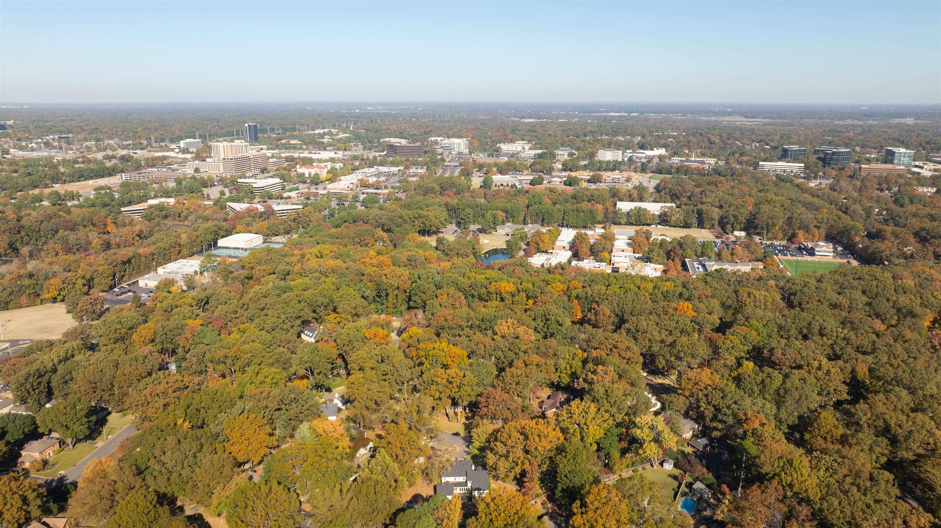 2014 Heather Cove Memphis, TN 38119 - Photo 39 of 40 Aerial view of property's location with a forest