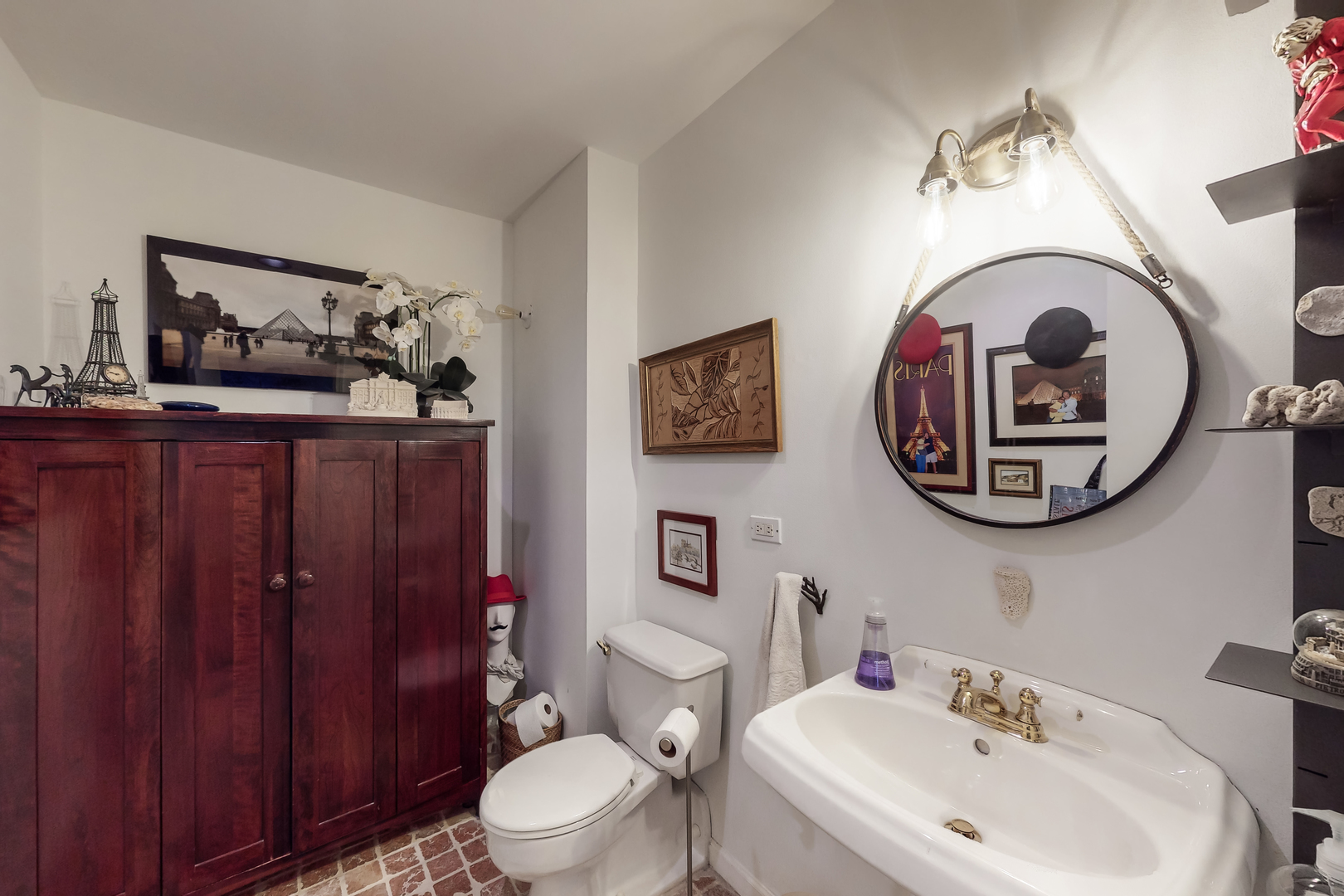 312 North May Street, Unit 3F Chicago, IL 60607 - Photo 18 of 22 a bathroom with a toilet and a sink