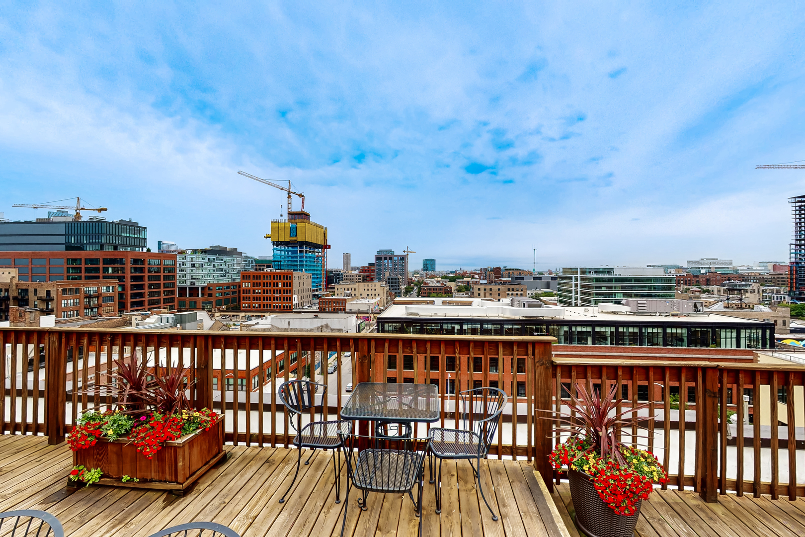 312 North May Street, Unit 3F Chicago, IL 60607 - Photo 22 of 22 a view of city from balcony